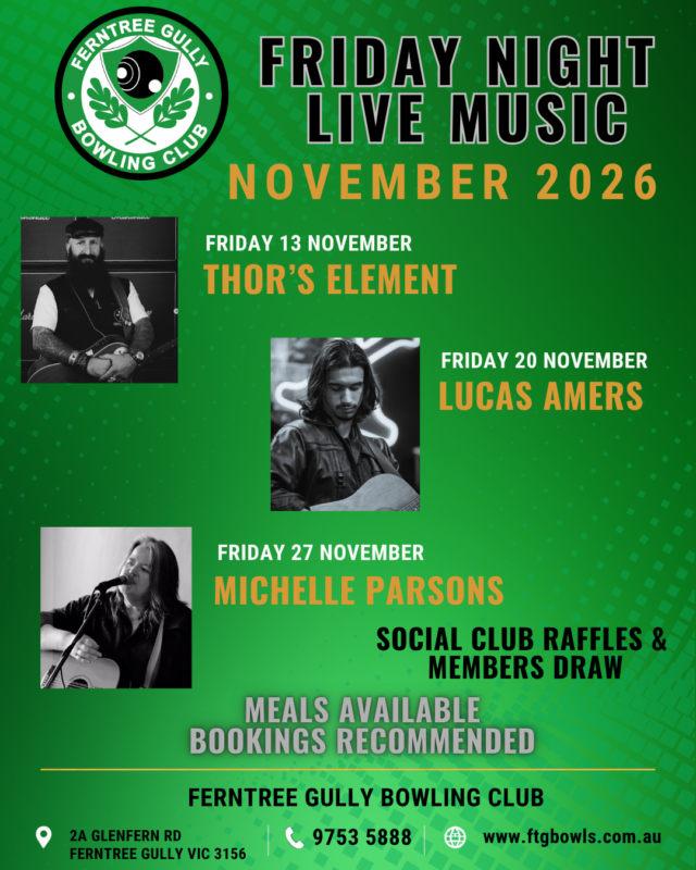 FTG Bowls Friday Night Live Music — November 2026 (Instagram Post (45))